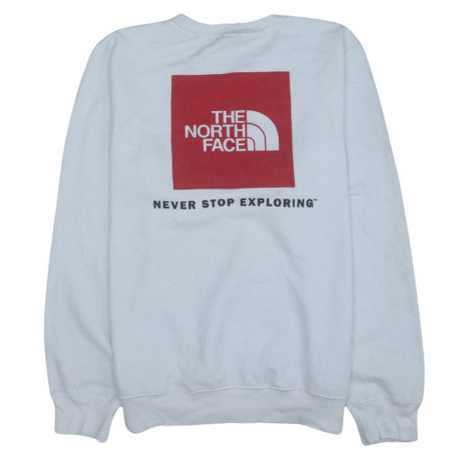 The North Face Men's White M Pullover Sweatshirt Outdoor Crew Neck