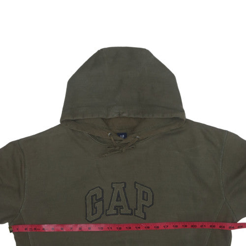 GAP Men's Green Logo Pullover Hoodie Size L Regular Fit