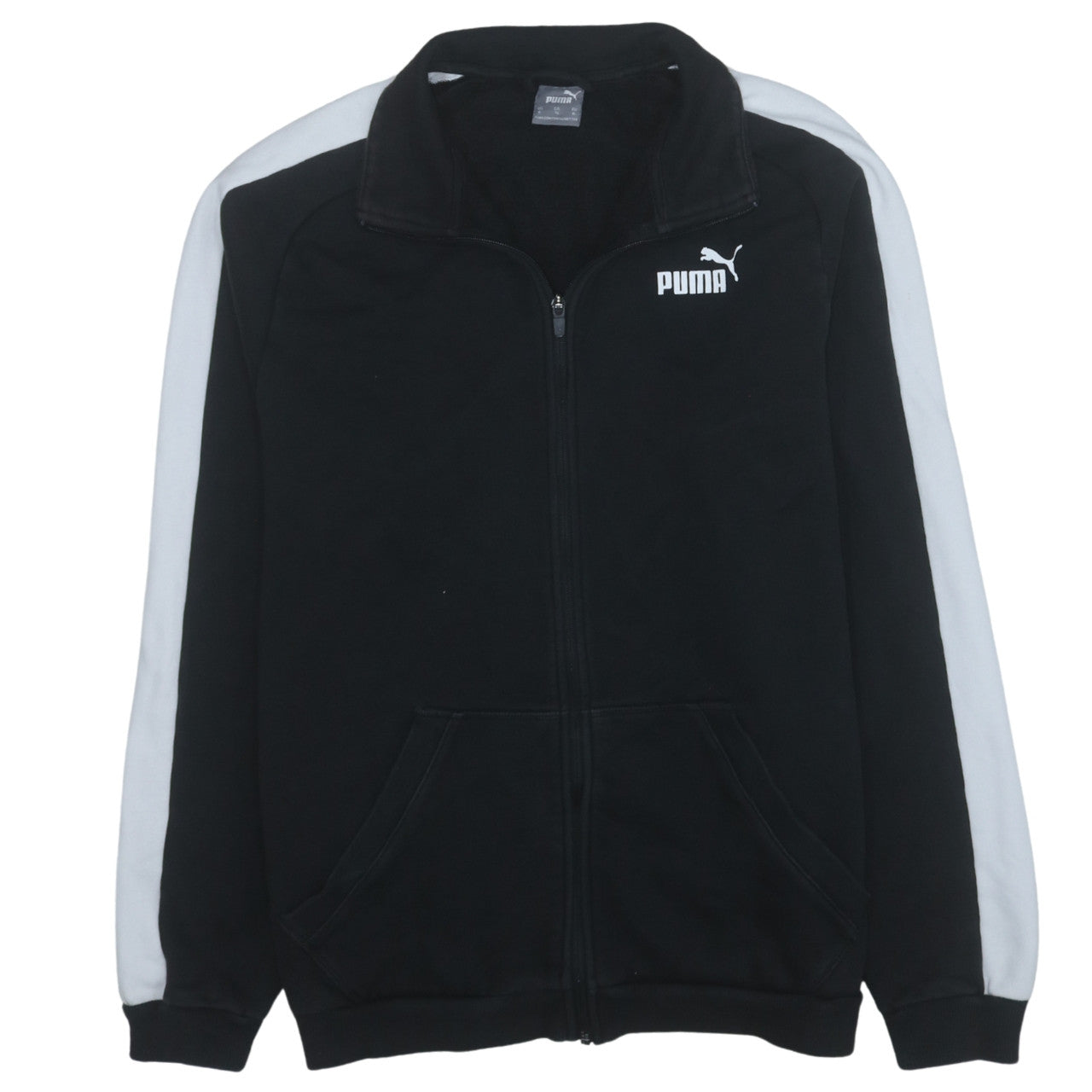 Puma Men's Black XL Track Jacket Full Zip Sportswear