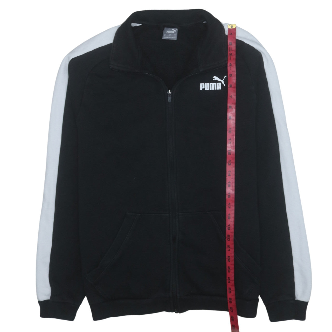 Puma Men's Black XL Track Jacket Full Zip Sportswear