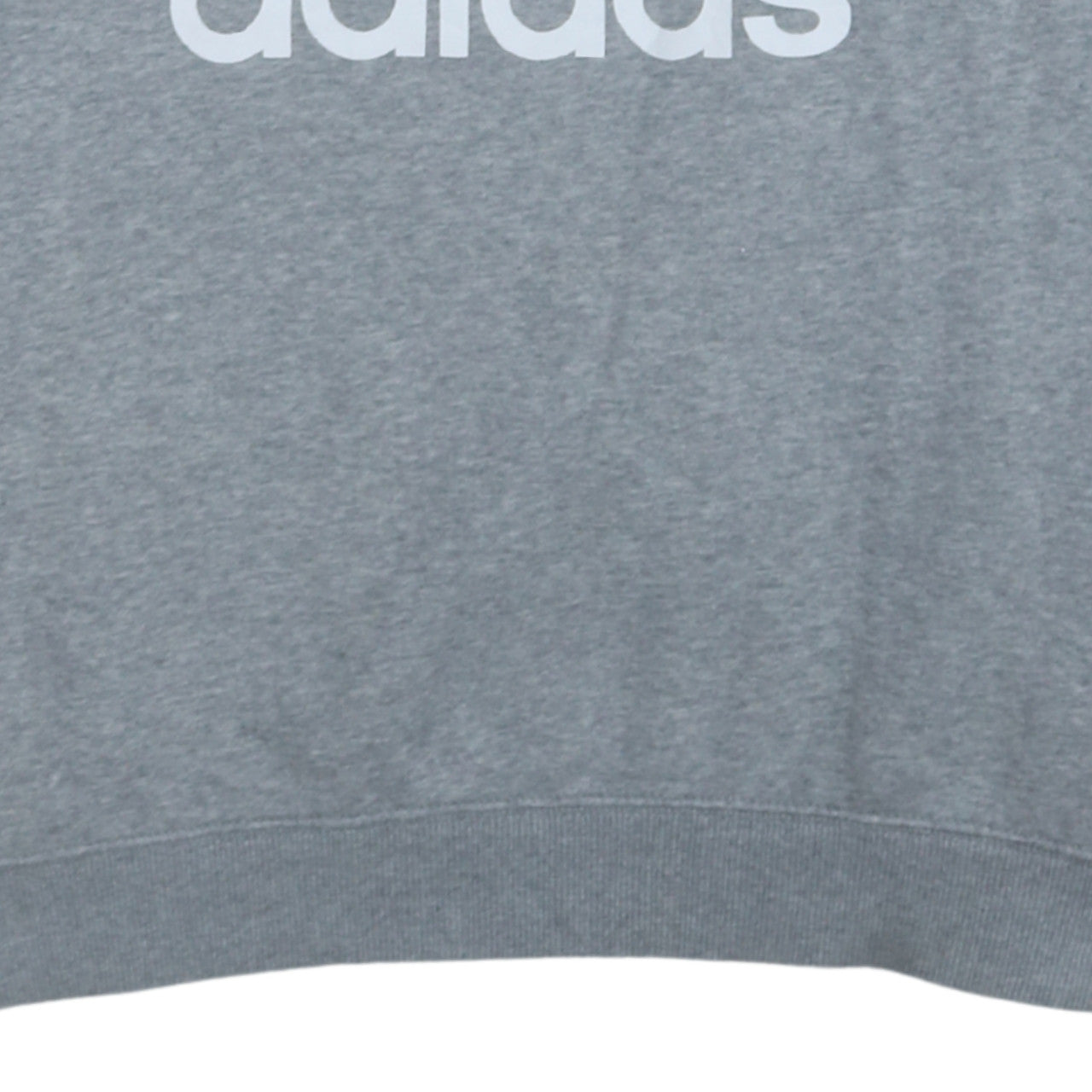 Adidas Men's Grey XL Trefoil Logo Pullover Sweatshirt