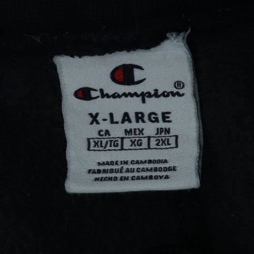 Champion Mens Black XL Jogger Sweatpants Fleece Trousers