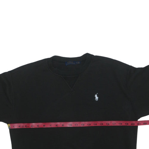 Polo Ralph Lauren Men's Black Crew Neck Sweatshirt Size M