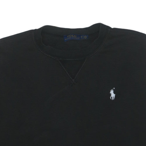 Polo Ralph Lauren Men's Black Crew Neck Sweatshirt Size M