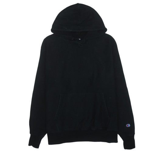 Champion Mens Black XL Reverse Weave Pullover Hoodie Sweatshirt