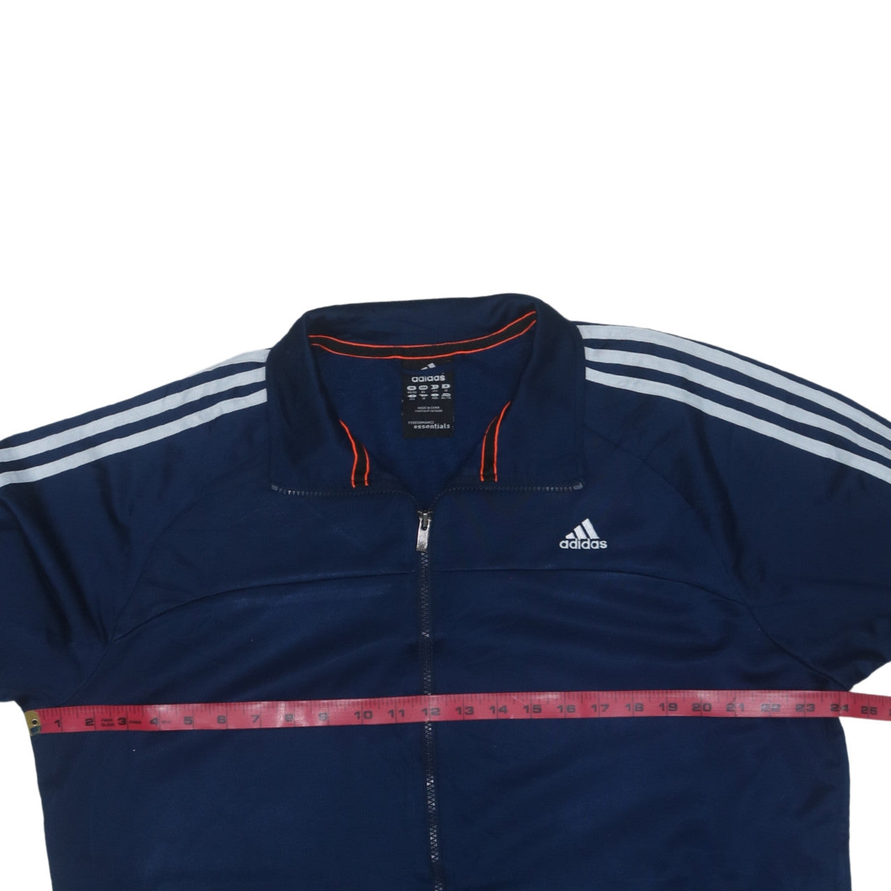 Adidas Men's Blue XL Track Jacket Essentials Full Zip Sportswear