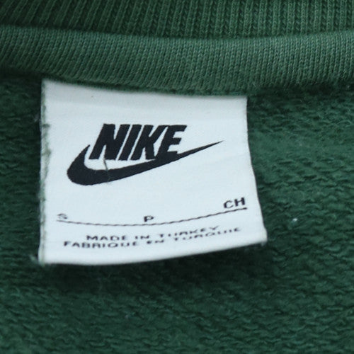Nike Men's Green Embroidered Logo Pullover Sweatshirt Size S