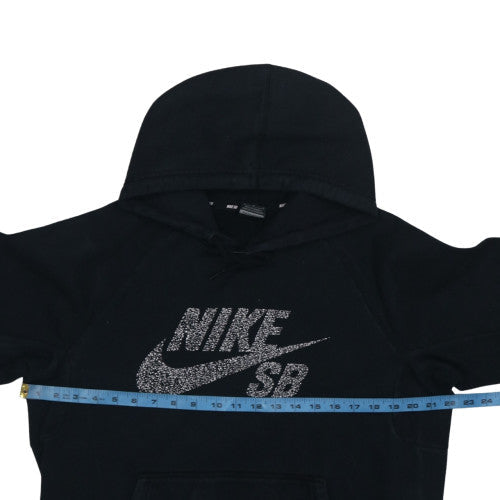 Nike SB Men's Black Pullover Hoodie M Fleece Logo Skate Sweatshirt