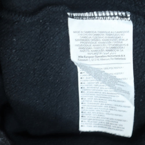 Nike SB Men's Black Pullover Hoodie M Fleece Logo Skate Sweatshirt