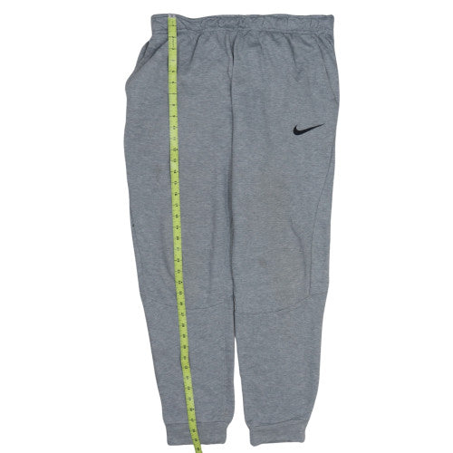 Nike Men's Grey Dri-FIT Jogger Sweatpants L Lightweight Training Trousers