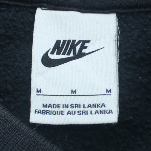 Nike Men's Black Crew Neck Sweatshirt M Classic Fleece