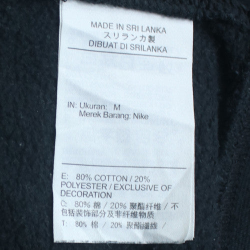 Nike Men's Black Crew Neck Sweatshirt M Classic Fleece