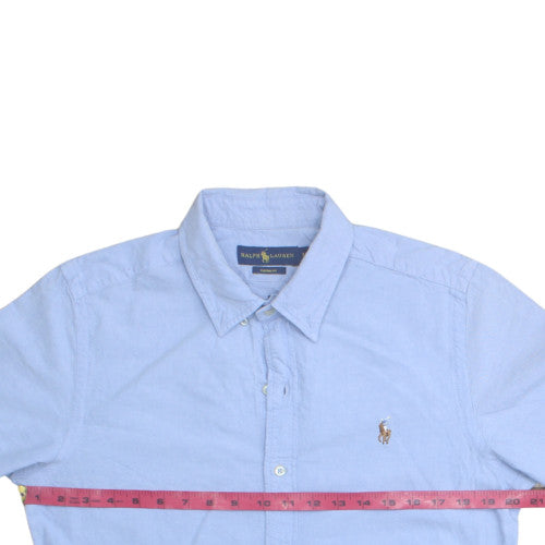 Ralph Lauren Men's Light Blue Cotton Button-Up Casual Shirt M