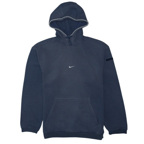 Nike Men's Blue Pullover Fleece Hoodie Size M