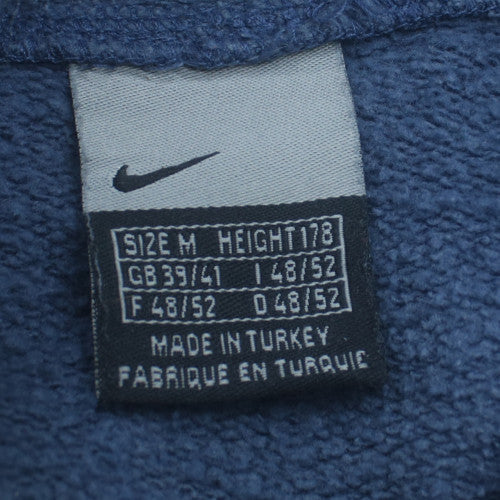 Nike Men's Blue Pullover Fleece Hoodie Size M