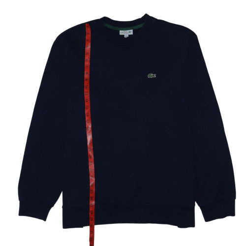 Lacoste Men's Navy Blue Classic Fit Crew Neck Sweatshirt 4XL