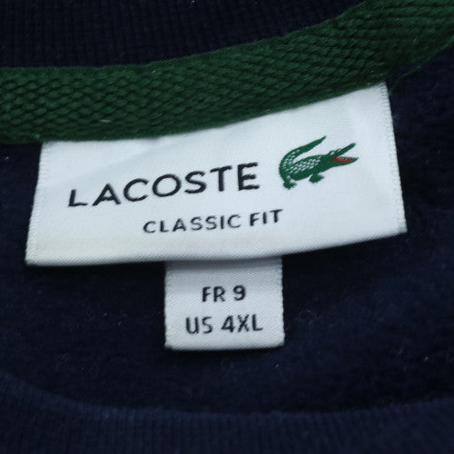Lacoste Men's Navy Blue Classic Fit Crew Neck Sweatshirt 4XL