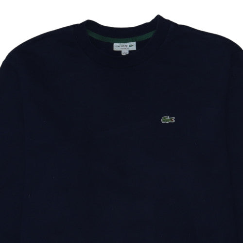 Lacoste Men's Navy Blue Classic Fit Crew Neck Sweatshirt 4XL