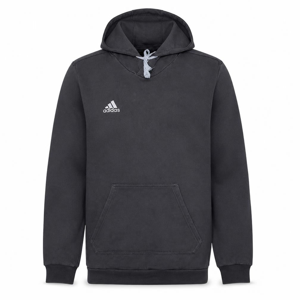 Adidas Men's Grey Pullover Hoodie Regular Fit Size M