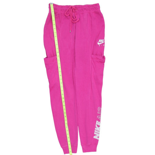 Nike Air Womens Pink Jogger Sweatpants Small Cotton Blend