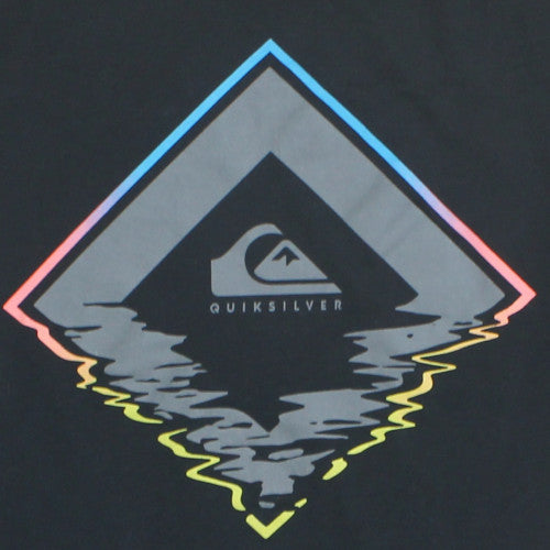 Quiksilver Men's Black 2XL Graphic Print Crew Neck T-Shirt