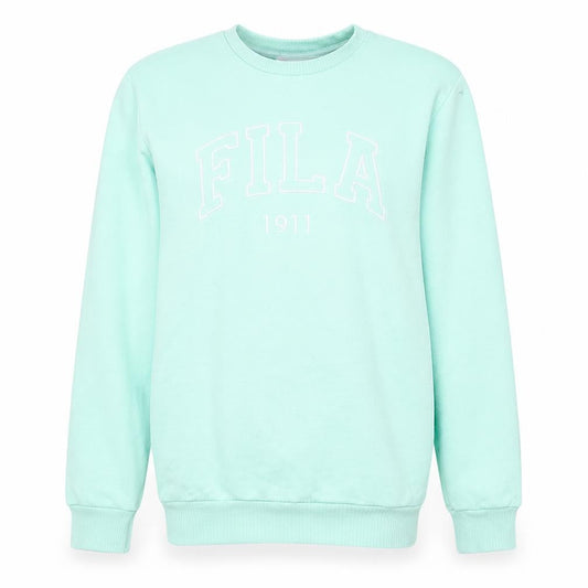 Fila Men's Green XS Pullover Sweatshirt Crew Neck Logo Sportswear