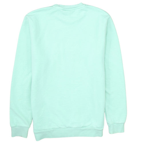 Fila Men's Green XS Pullover Sweatshirt Crew Neck Logo Sportswear