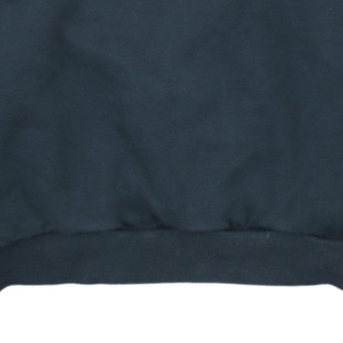 Umbro Men's Black L Pullover Sweatshirt Crew Neck Fleece