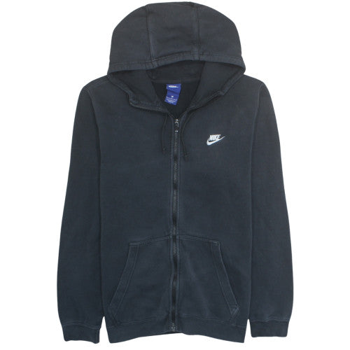 Nike Men's Black Full Zip Fleece Hoodie Size L