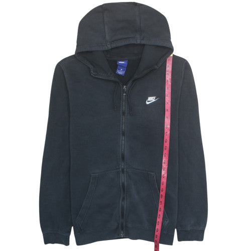 Nike Men's Black Full Zip Fleece Hoodie Size L