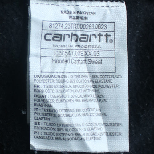 Carhartt WIP Womens Black Medium Pullover Hoodie Sweatshirt