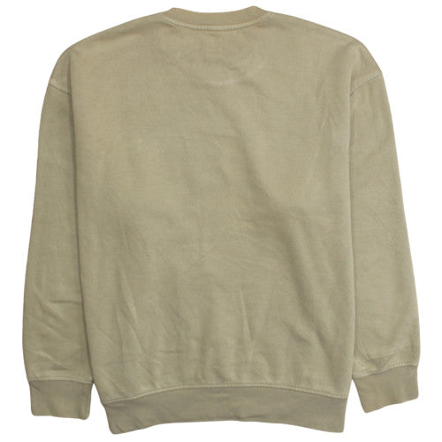 Levi's Men's Beige XL Relaxed Fit Crew Neck Cotton Blend Sweatshirt