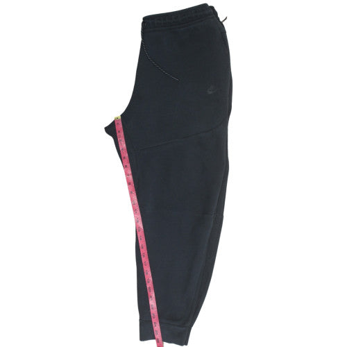 Nike Men's Black XL Fleece Jogger Trousers with Drawstring Waist