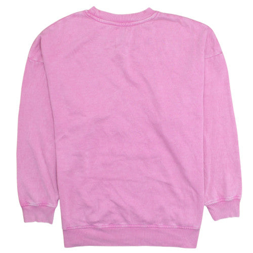 Primark Women’s Pink Rolling Stones Graphic Crew Neck Sweatshirt Size S