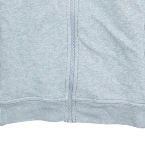 Nike Men's Grey Full Zip Hoodie Size L Fleece Sportswear