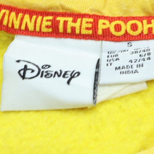 Primark Women Yellow Winnie the Pooh Pullover Hoodie Size 10-12