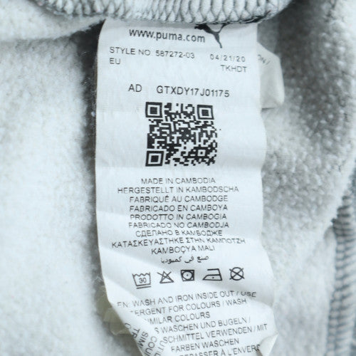 Puma Men's Grey XL Pullover Sweatshirt Crew Neck Fleece Jumper