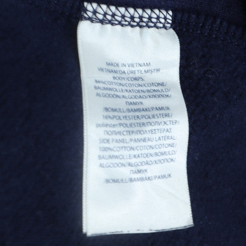 Ralph Lauren Men's Blue Full Zip Hoodie L Cotton Blend