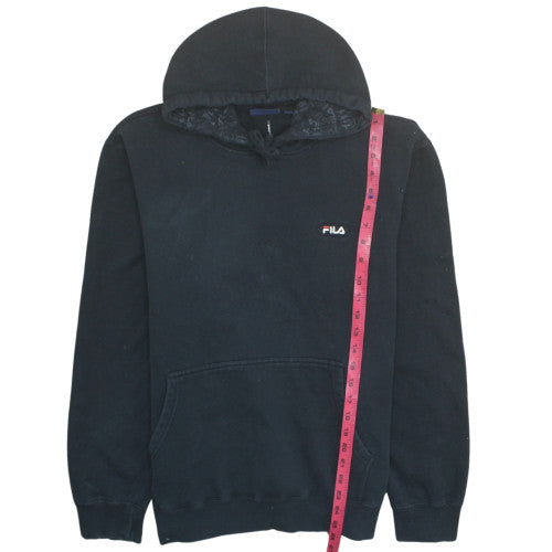 Fila Men's Black 2XL Pullover Hoodie Logo Fleece Sweatshirt
