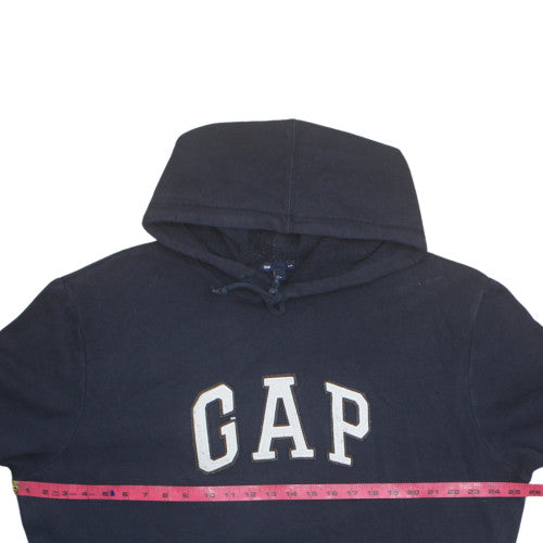 GAP Men's Blue Pullover Hoodie XL Classic Logo Fleece Sweatshirt