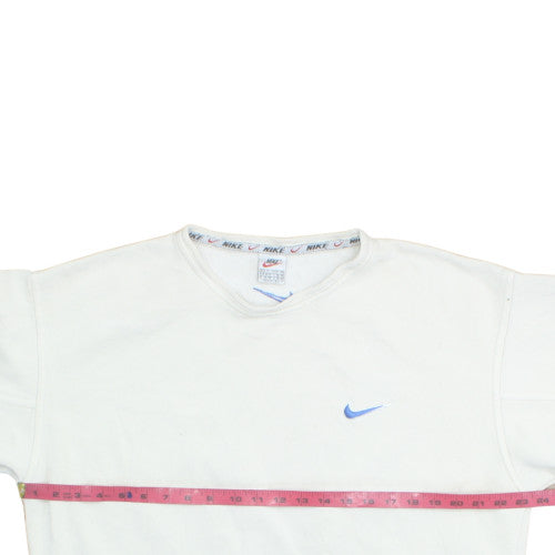 Nike Men's White XL Pullover Sweatshirt Vintage Sportswear