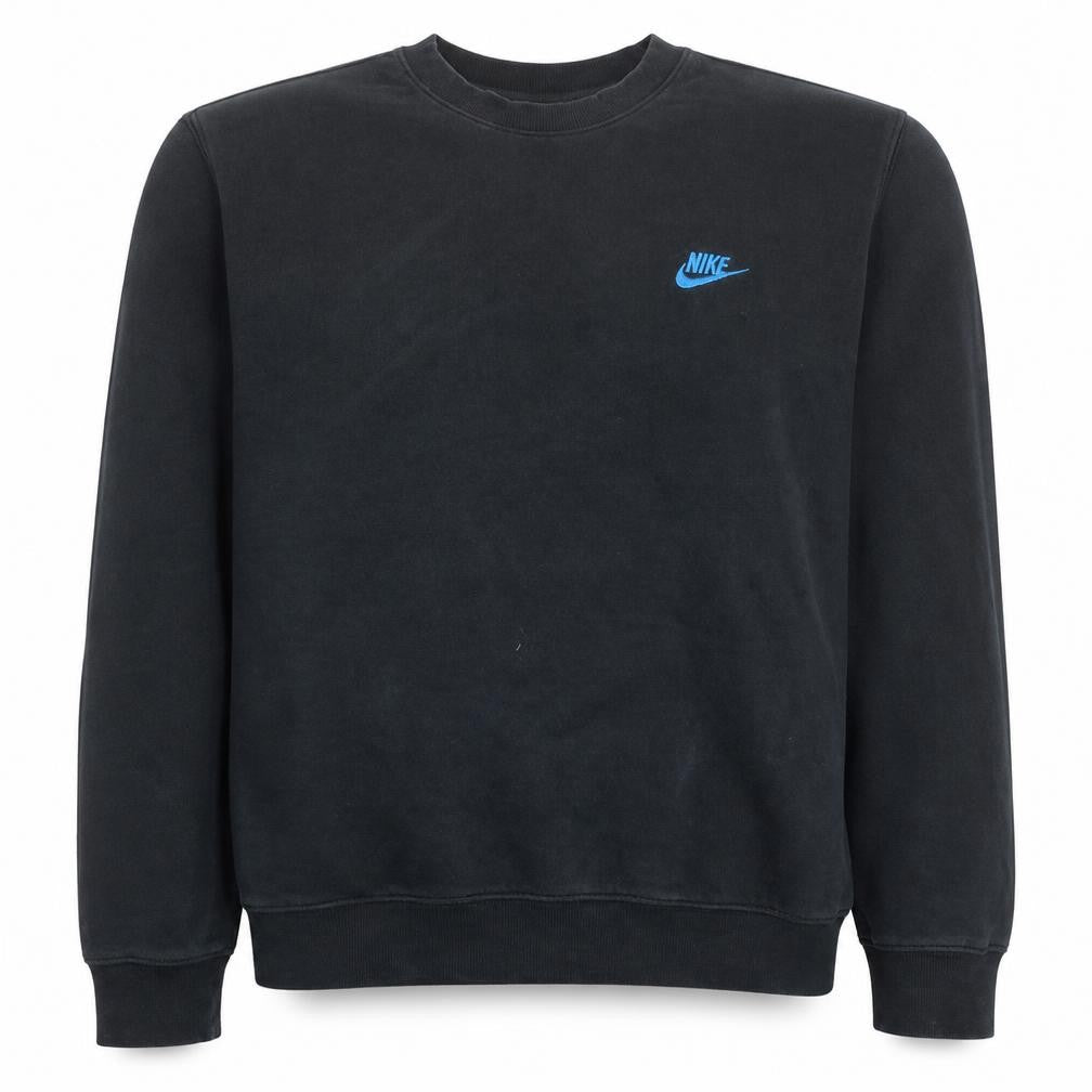 Nike Men's Black M Pullover Crew Neck Fleece Sweatshirt