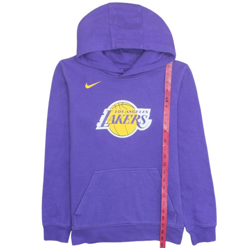 Nike Boys Purple Los Angeles Lakers Pullover Hoodie Size 14/16 L