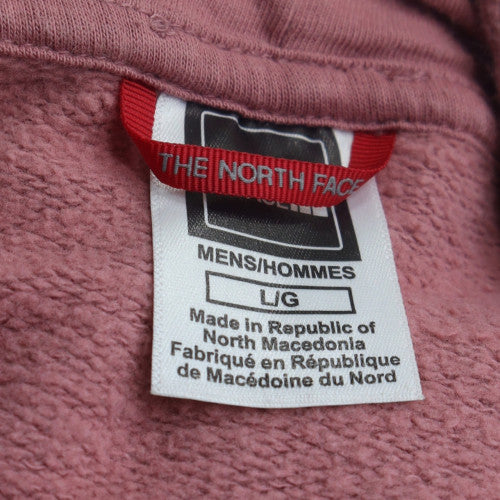 The North Face Men's Pink Pullover Hoodie L Outdoor Fleece