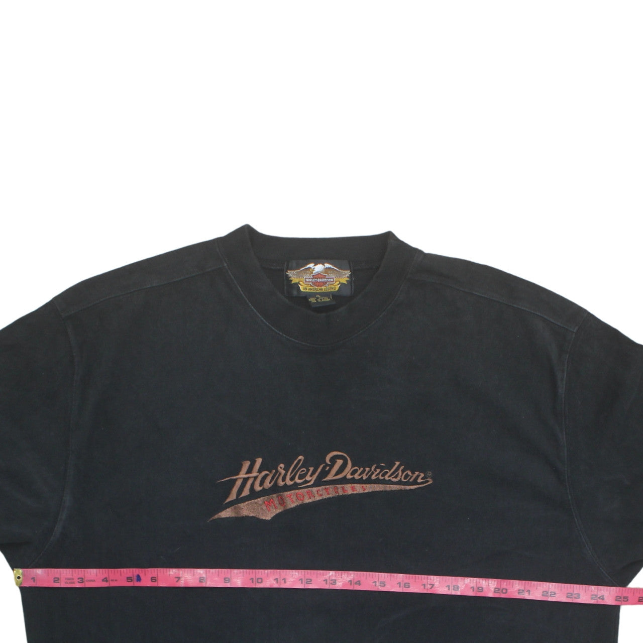 Harley-Davidson Men’s Black XL Pullover Sweatshirt Embroidered Logo