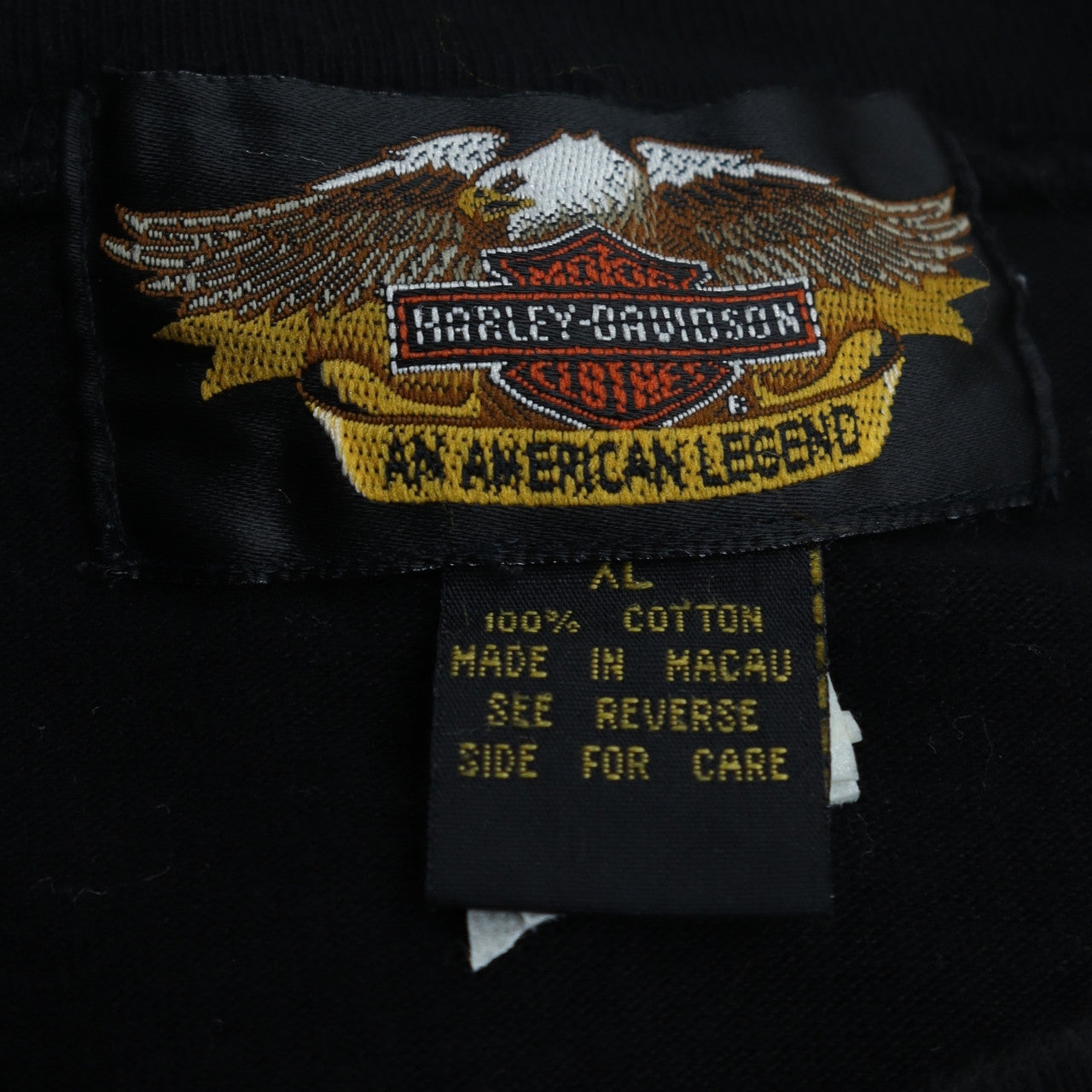 Harley-Davidson Men’s Black XL Pullover Sweatshirt Embroidered Logo