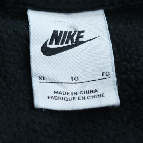 Nike Men Black XL Pullover Sweatshirt Crew Neck Fleece