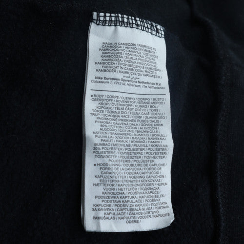 Nike SB Mens Black Pullover Hoodie L Fleece Logo Skateboarding Sweatshirt