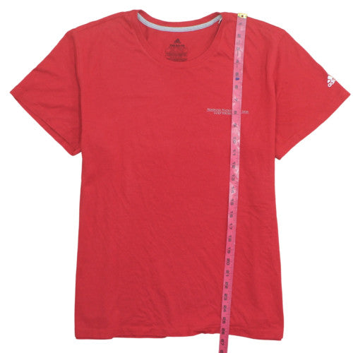 Adidas Men's Red 2XL The Go-To Performance Tee Golf Graphic T-Shirt
