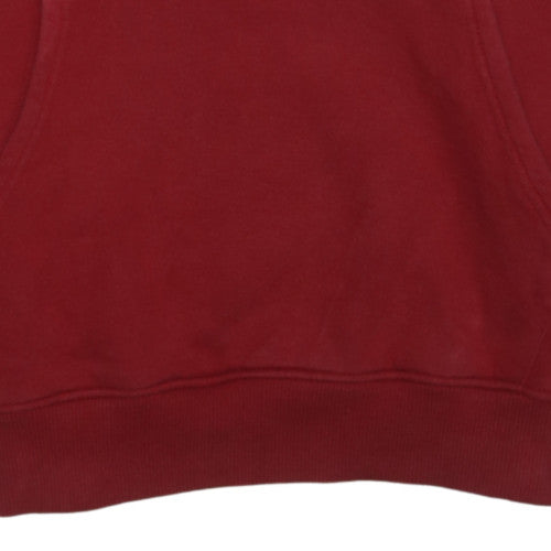 The North Face Mens Red Pullover Hoodie Medium Fleece Outdoor